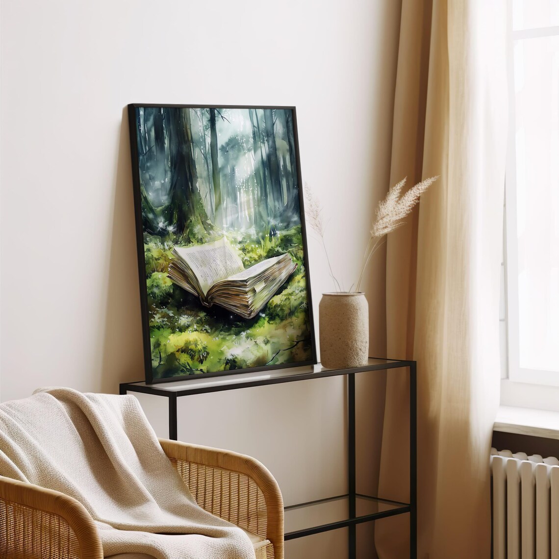Forest Fantasy Book Art Print, Enchanted Woodland Decor - Image 8