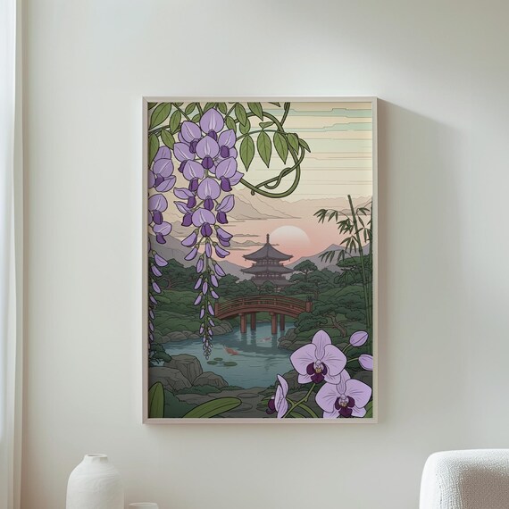 Botanical Wall Art Vintage Floral Print Nature Decor Home