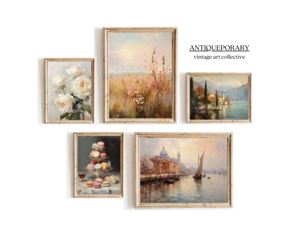 Venetian Canal Sailboats Domed Basilica Soft Pastel Travel Art Poster - Image 2