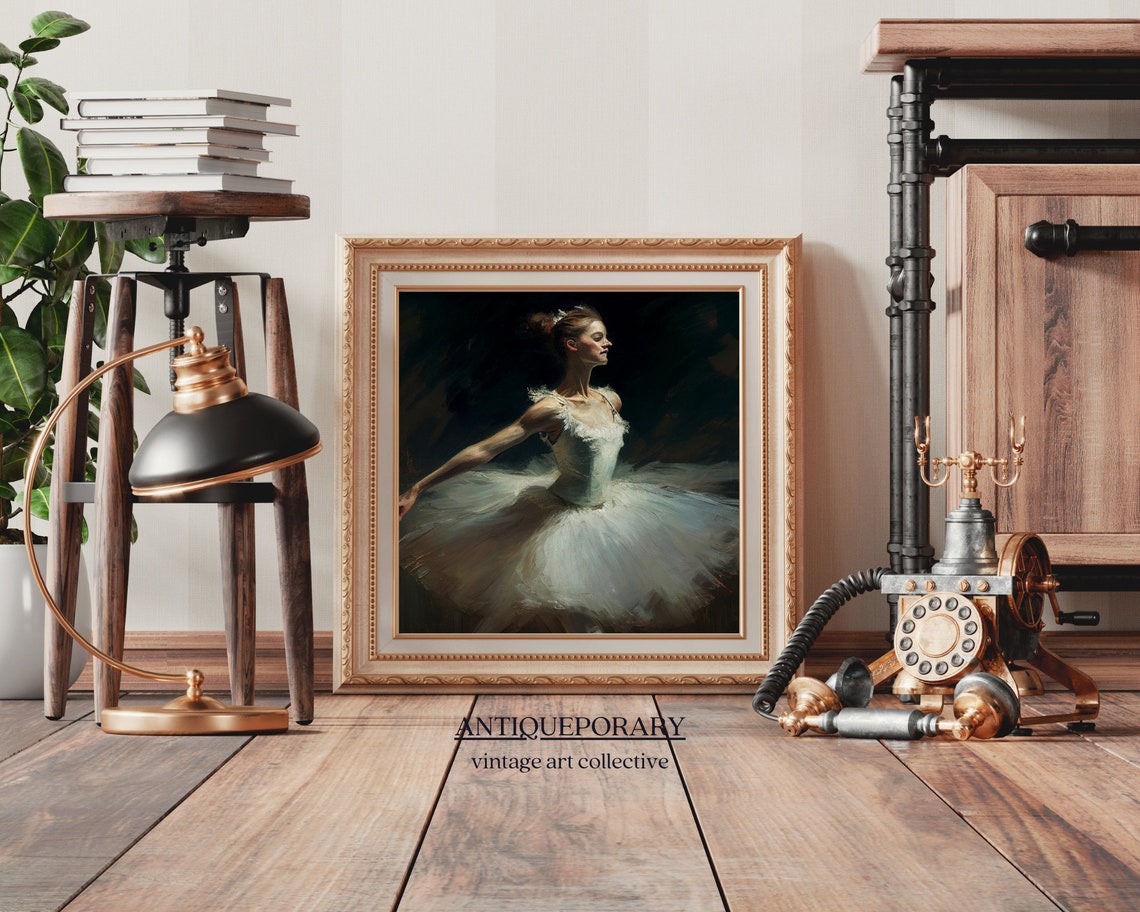 Woman Portrait Painting Gift For Girlfriend Female Oil Painting Moody Antique Art Antique Oil Portrait Young Woman Portrait - Image 5