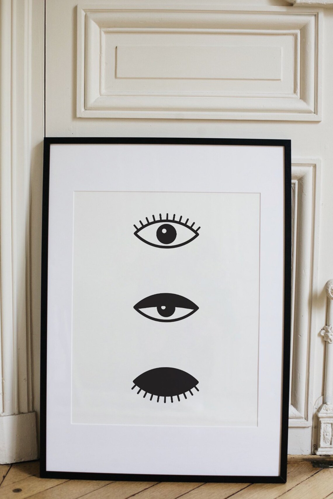 Minimalist Eye Illustration Art Print, Modern Decor - Image 4
