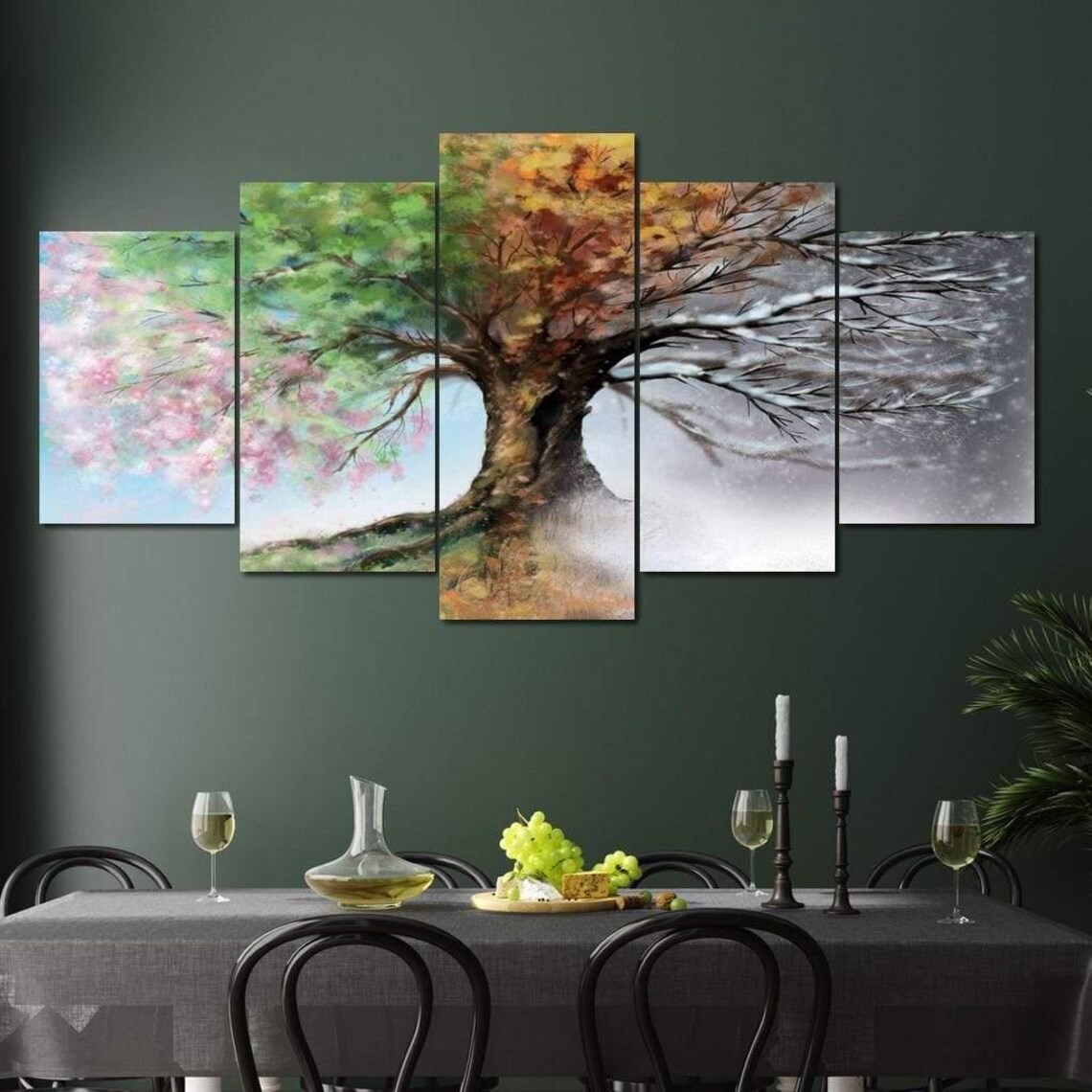 Seasonal Tree Nature Art Print - Image 2