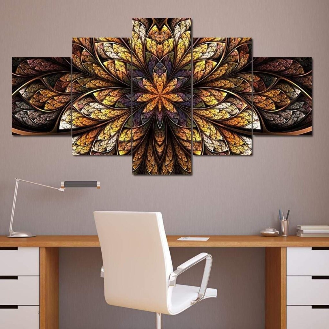 Fractal Flower, Botanical Floral Art Print - Image 3