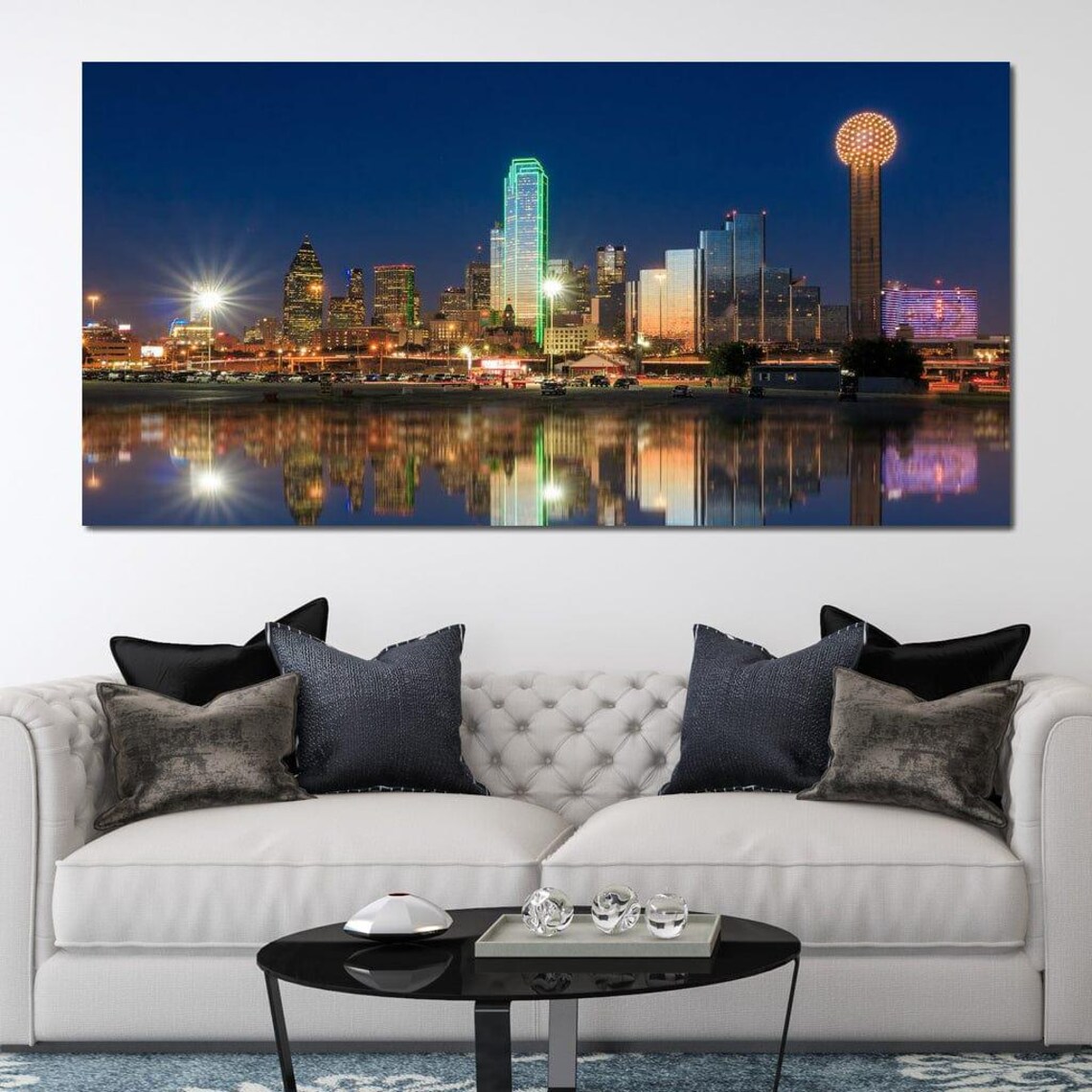Dallas Skyline Cityscape Art Print - Image 2