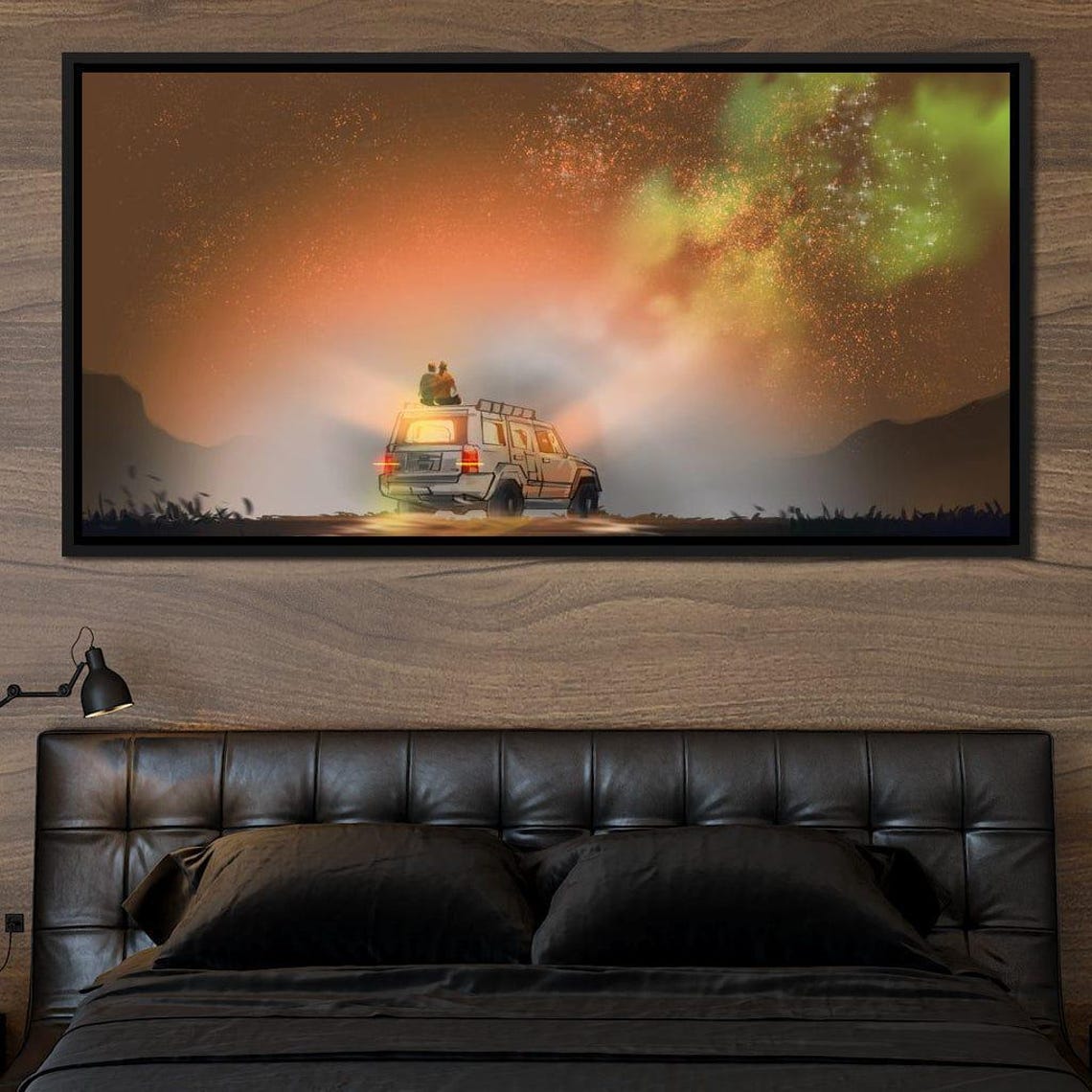 Admiring The Milky Way - Celestial Art