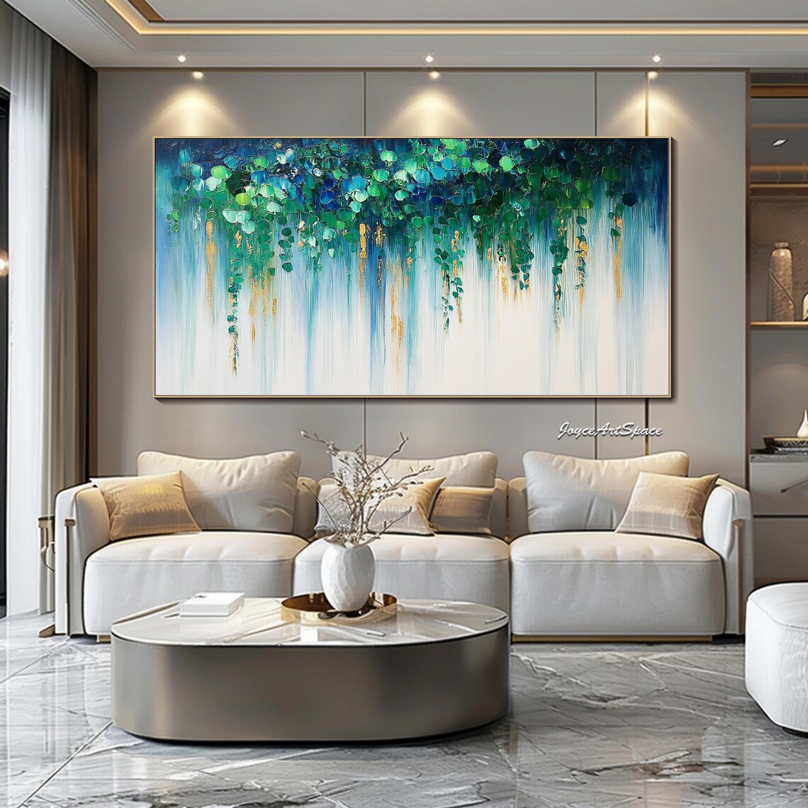 Abstract Tree Oil-Painting-Style Art Print, Modern Decor - Image 2