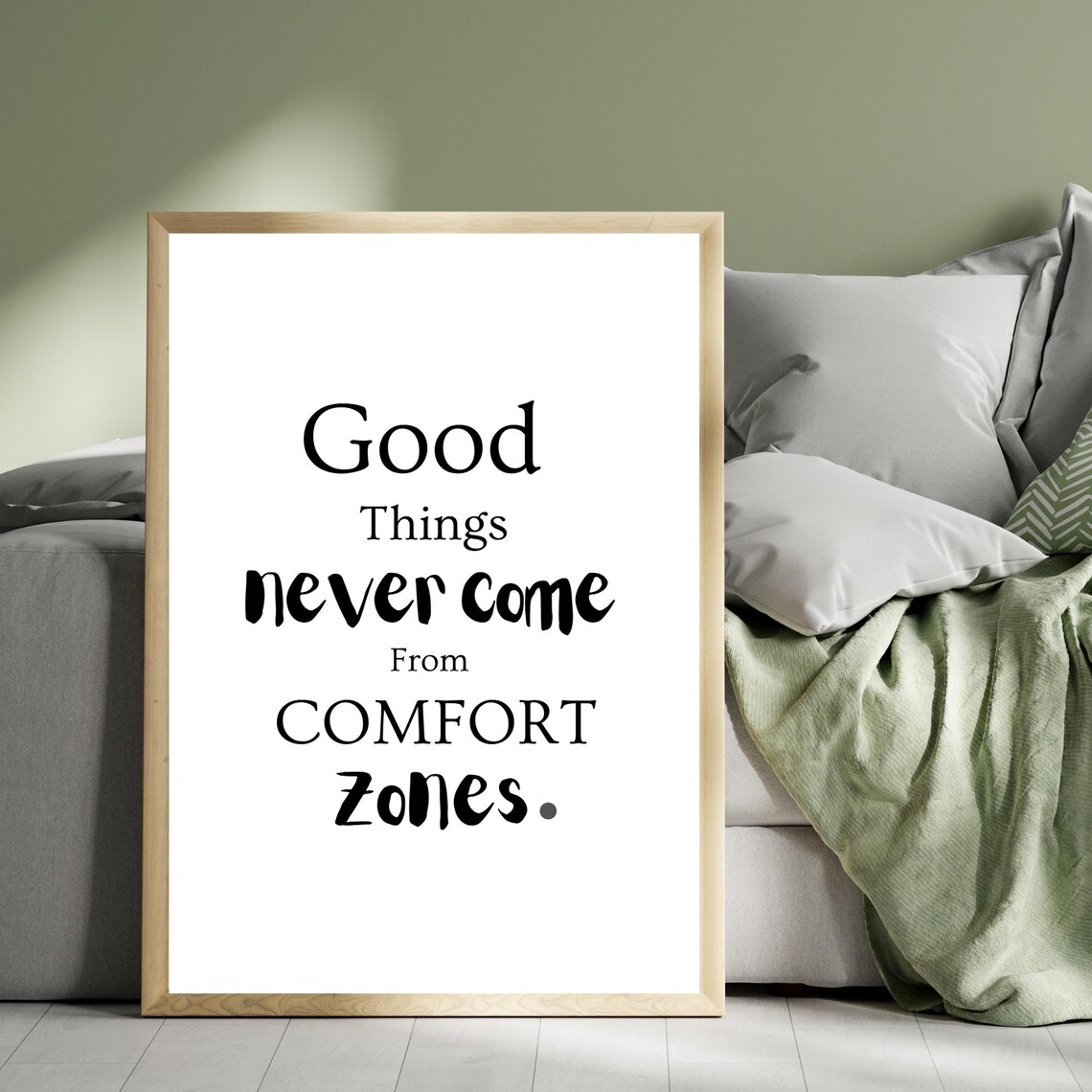 Good Things Inspirational Wall Art Motivational Poster Quote Decor Home Or Office