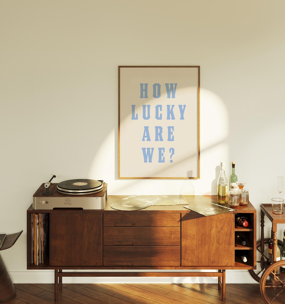 How Lucky Are We, Western Coastal Art Print - Image 2