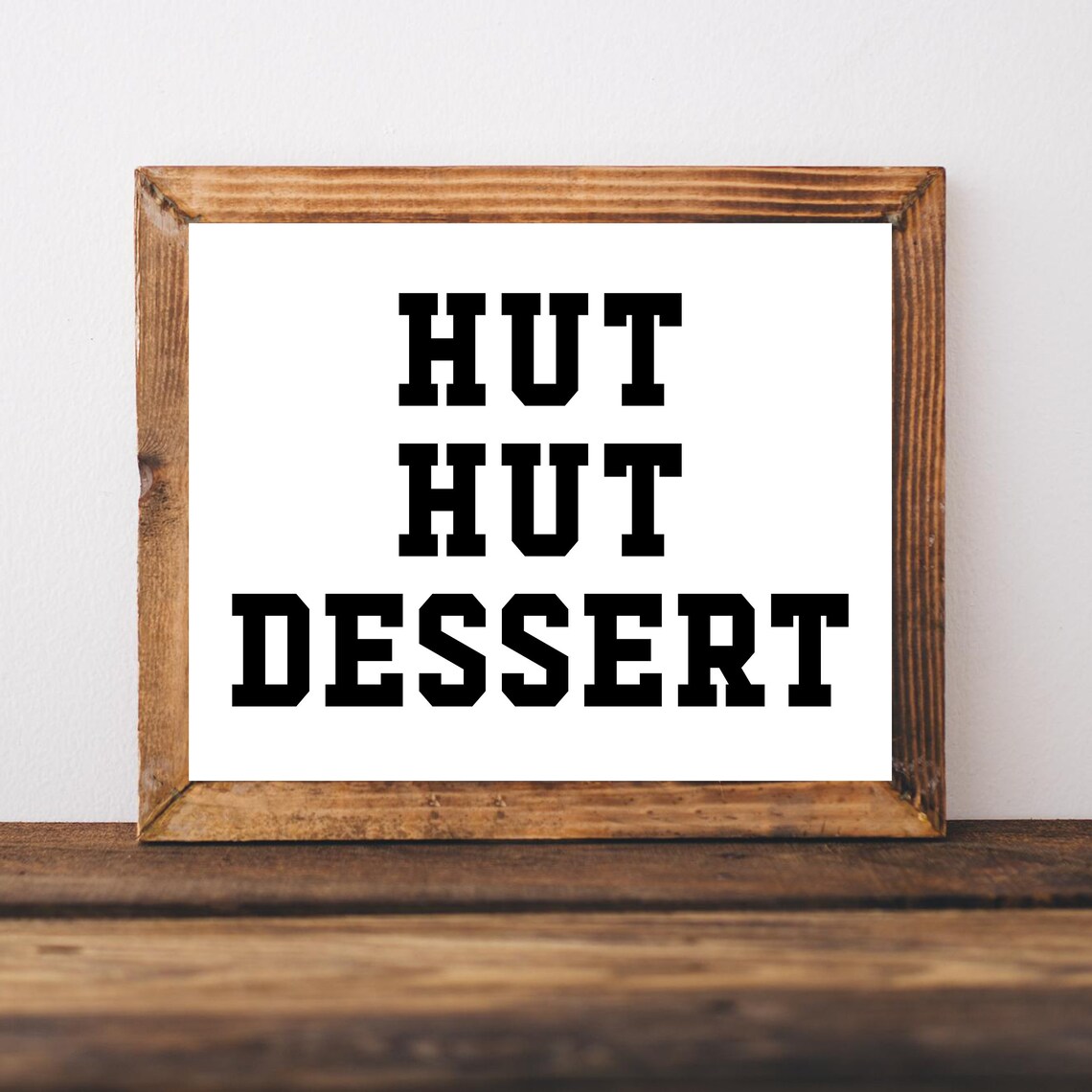 Football Birthday Gameday Sign Art Print