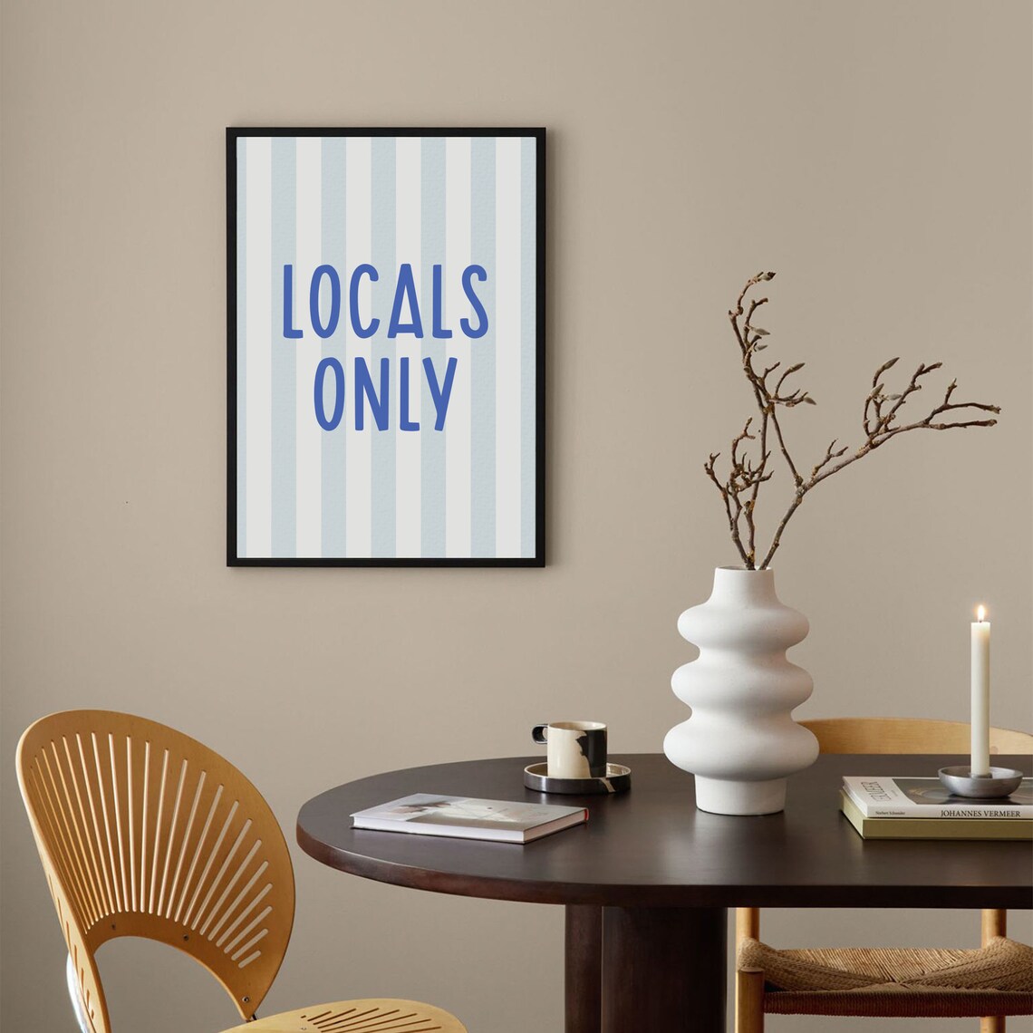 Locals Only Coastal Cowgirl Art Print - Image 4