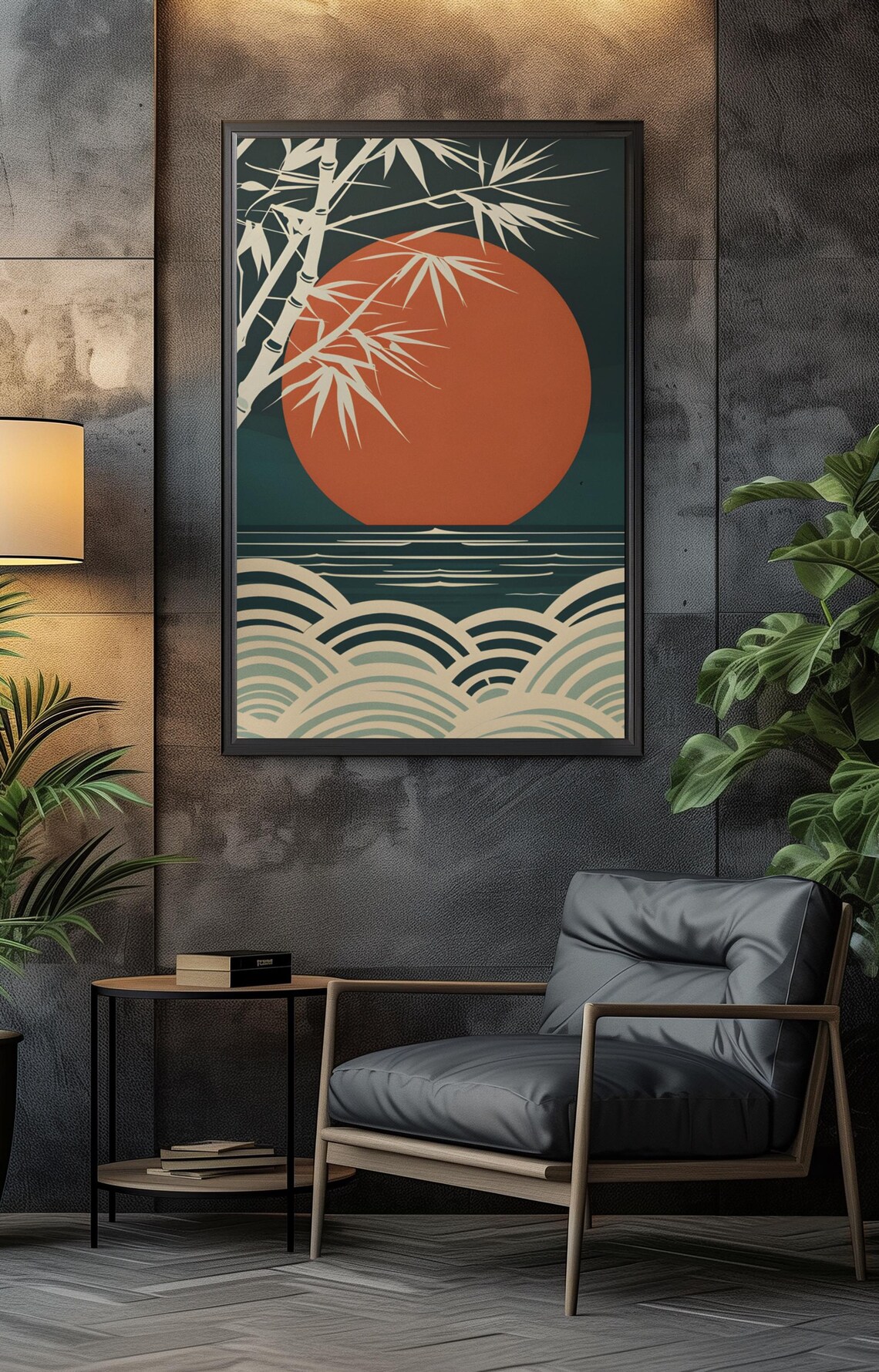 Modern Japanese Style Art Print - Image 4