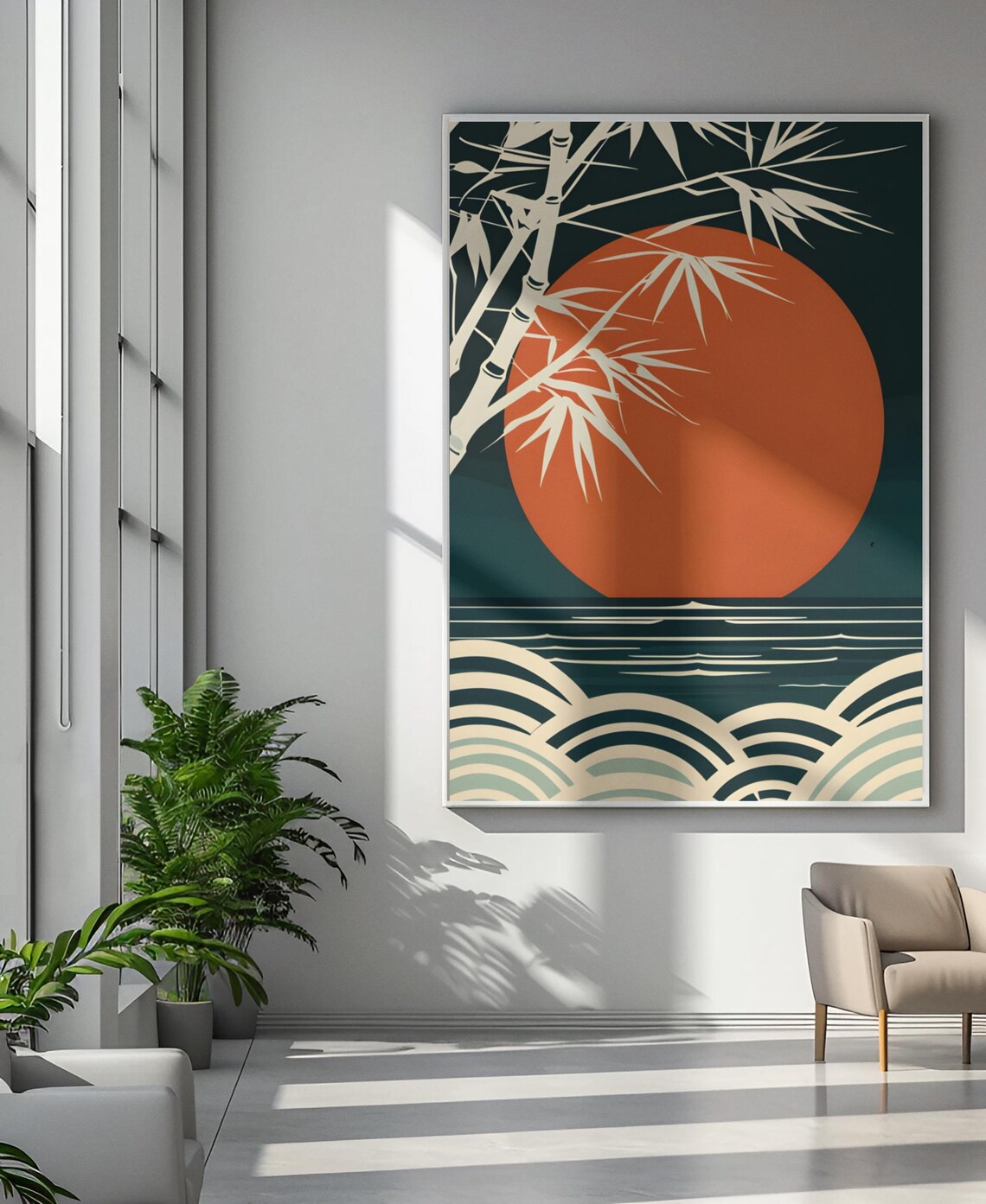 Modern Japanese Style Art Print - Image 7