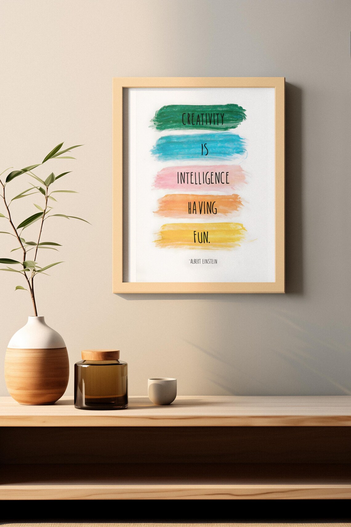 Creativity Is Intelligence Having Fun, Einstein Quote - Image 6