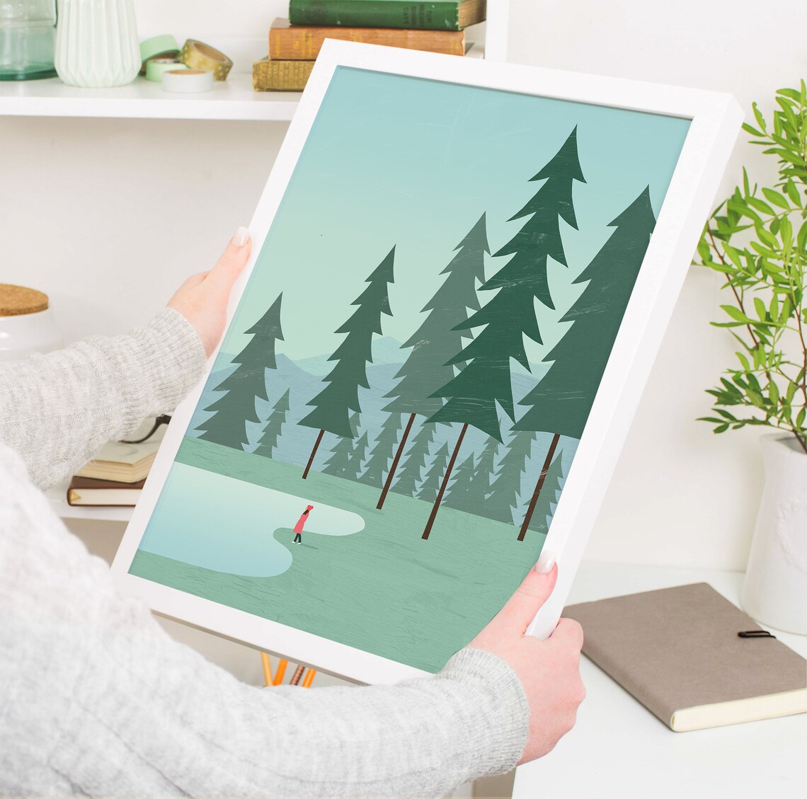 Forest Landscape Poster, Nature Wall Decoration - Image 4