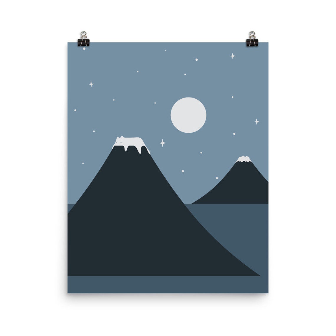 Cat Landscape 44 Art Print