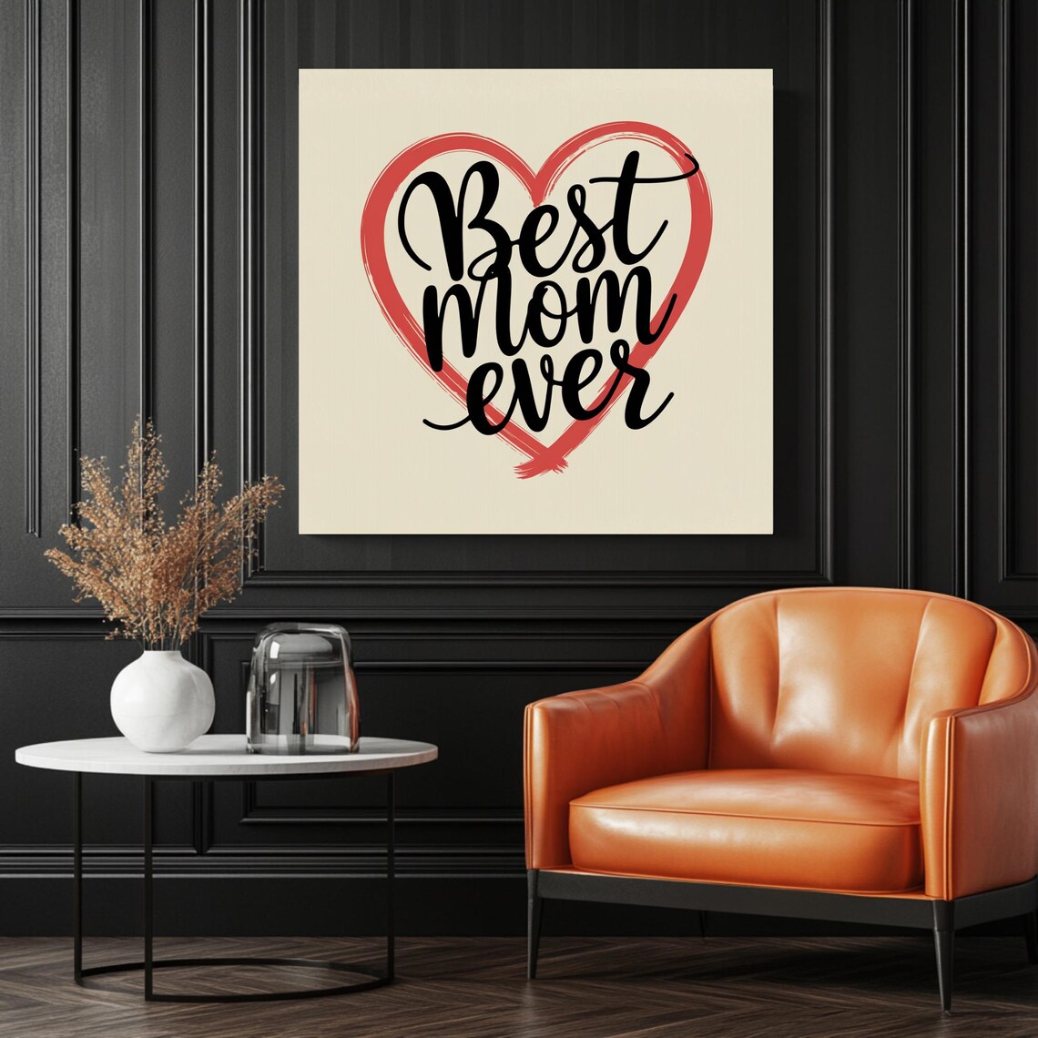 Best Mom Ever Mothers Day Art Print - Image 3