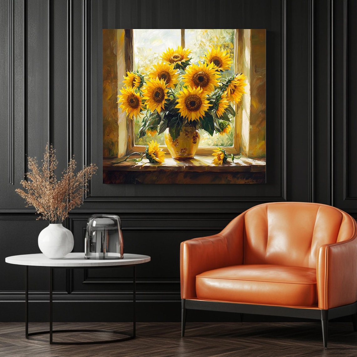 Sunflower Wall Art Poster, Floral Home Decor - Image 3