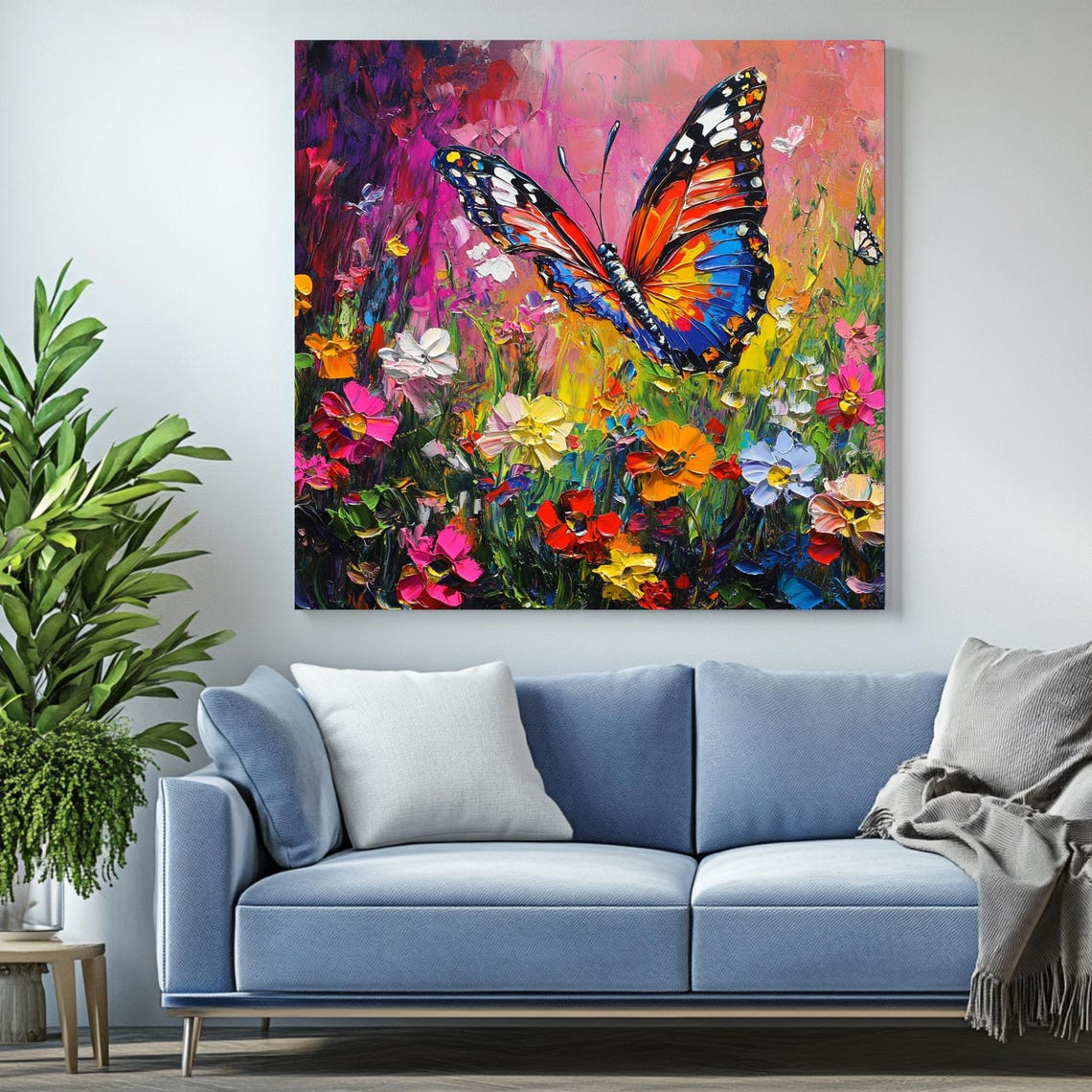 Butterfly Wall Art, Modern Animal Decor - Image 2