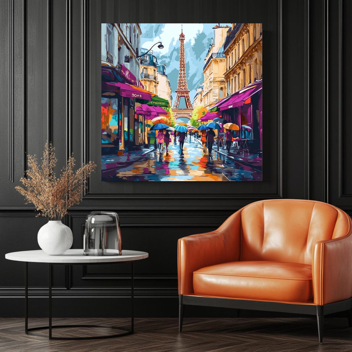 Eiffel Tower Art Poster, Parisian Decor - Image 3