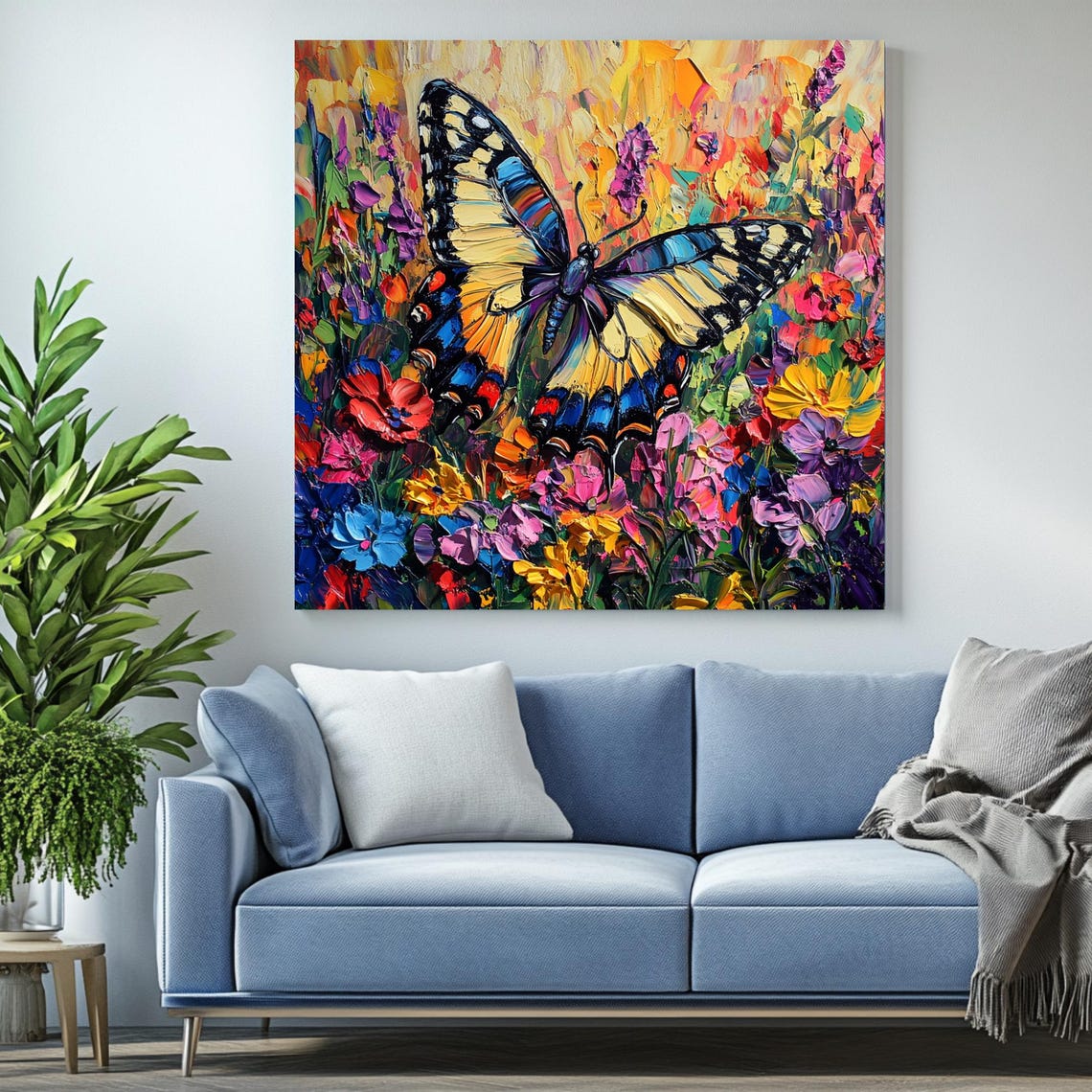 Butterfly Wall Decor, Modern Insect Art - Image 2