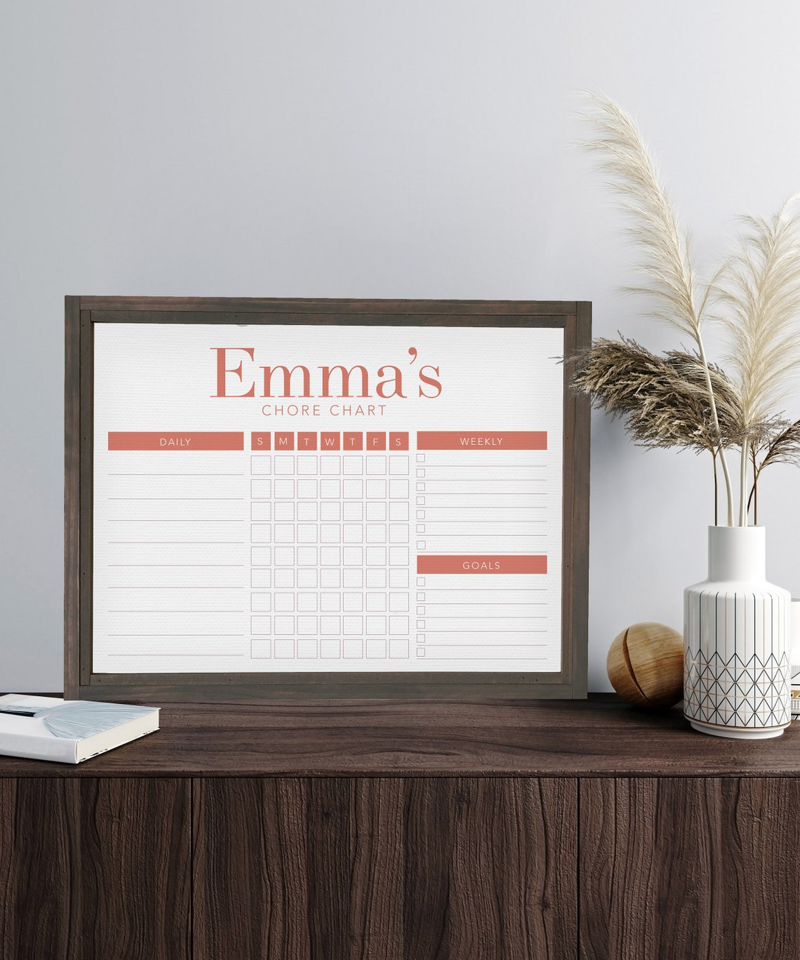 Custom Weekly Chore Chart, Home Planner - Image 3
