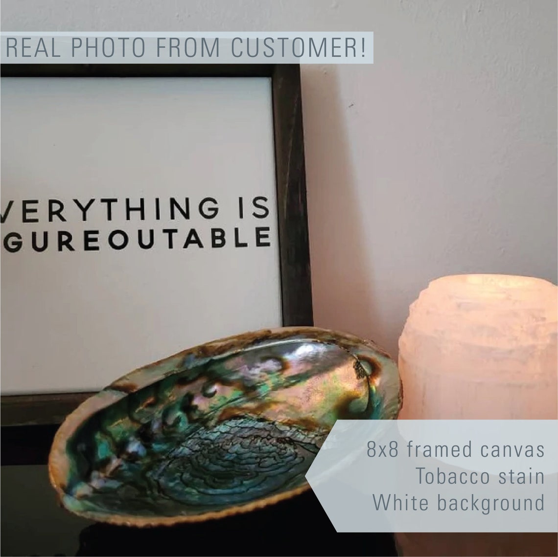 Everything Is Figureoutable Motivational Office Desk Quote Poster - Image 2