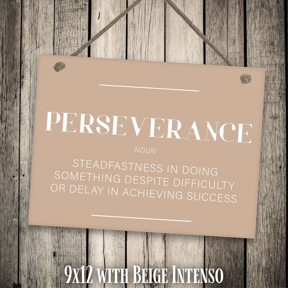 Perseverance Typography Art Print, Office Decor - Image 2