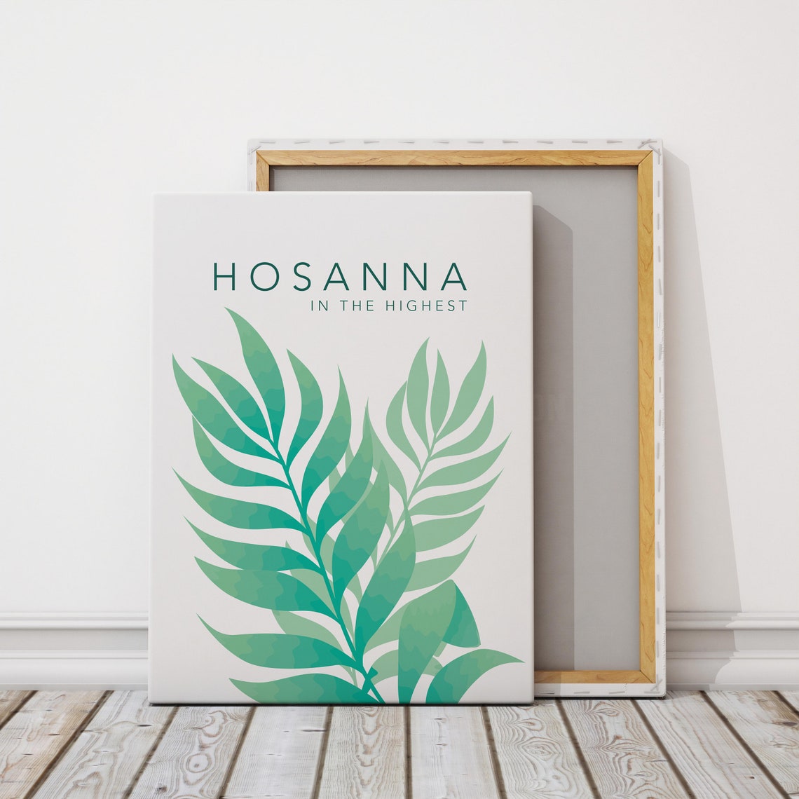 Hosanna in the Highest Palm Leaves Easter Christian Decor Wall Poster - Image 3