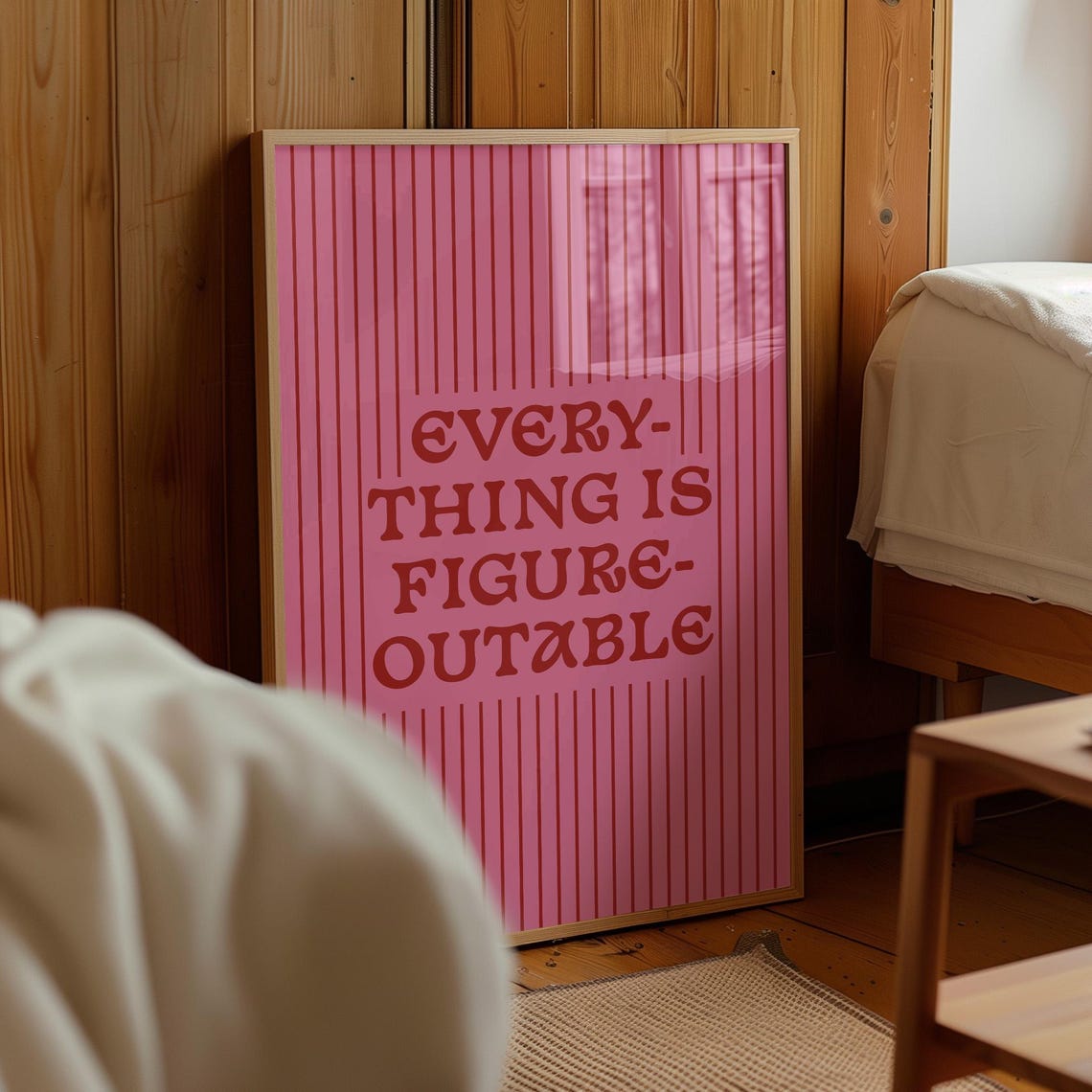 Everything Is Figureoutable Poster, Kids Motivational Decor - Image 2