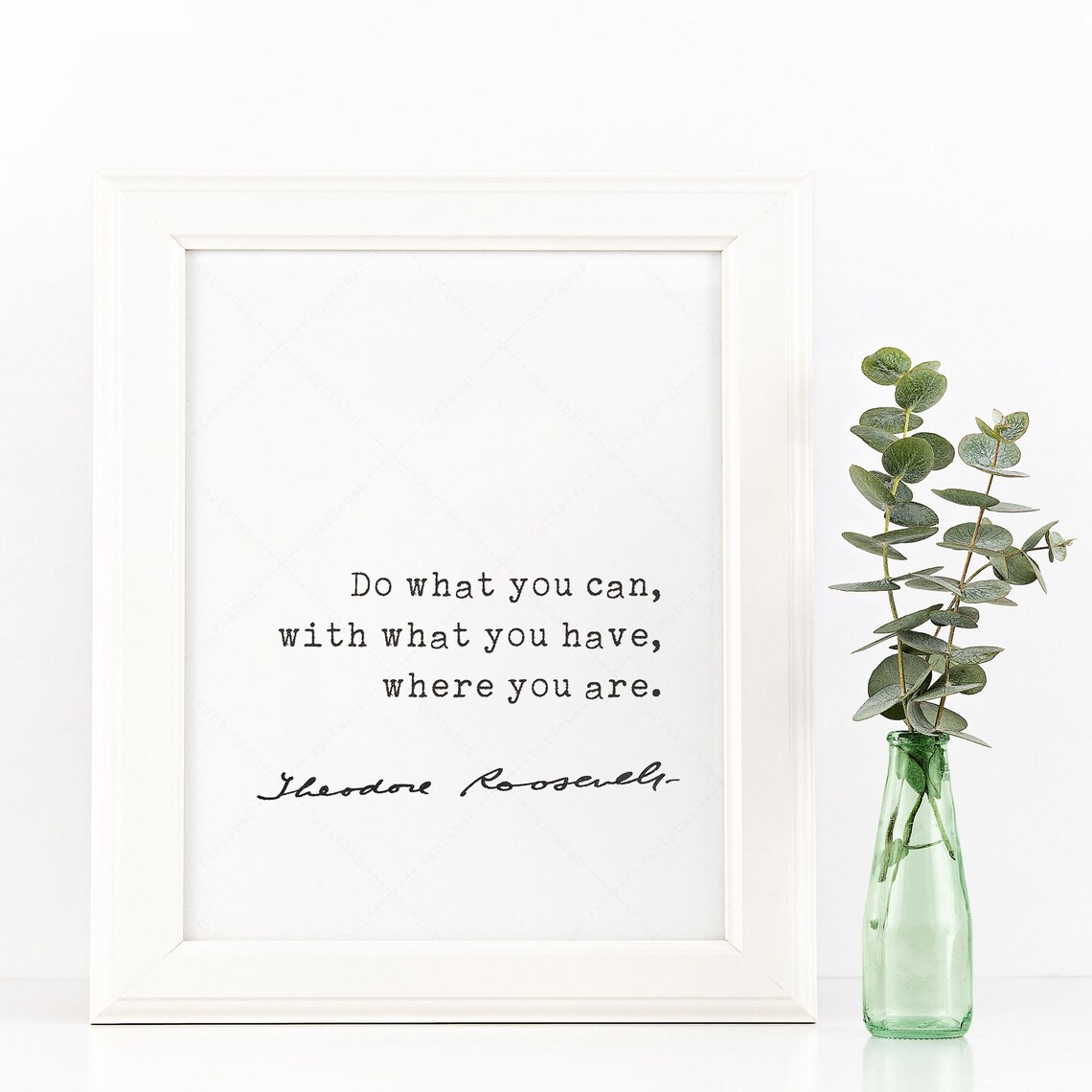 Theodore Roosevelt Quote, Typography Art Print - Image 2