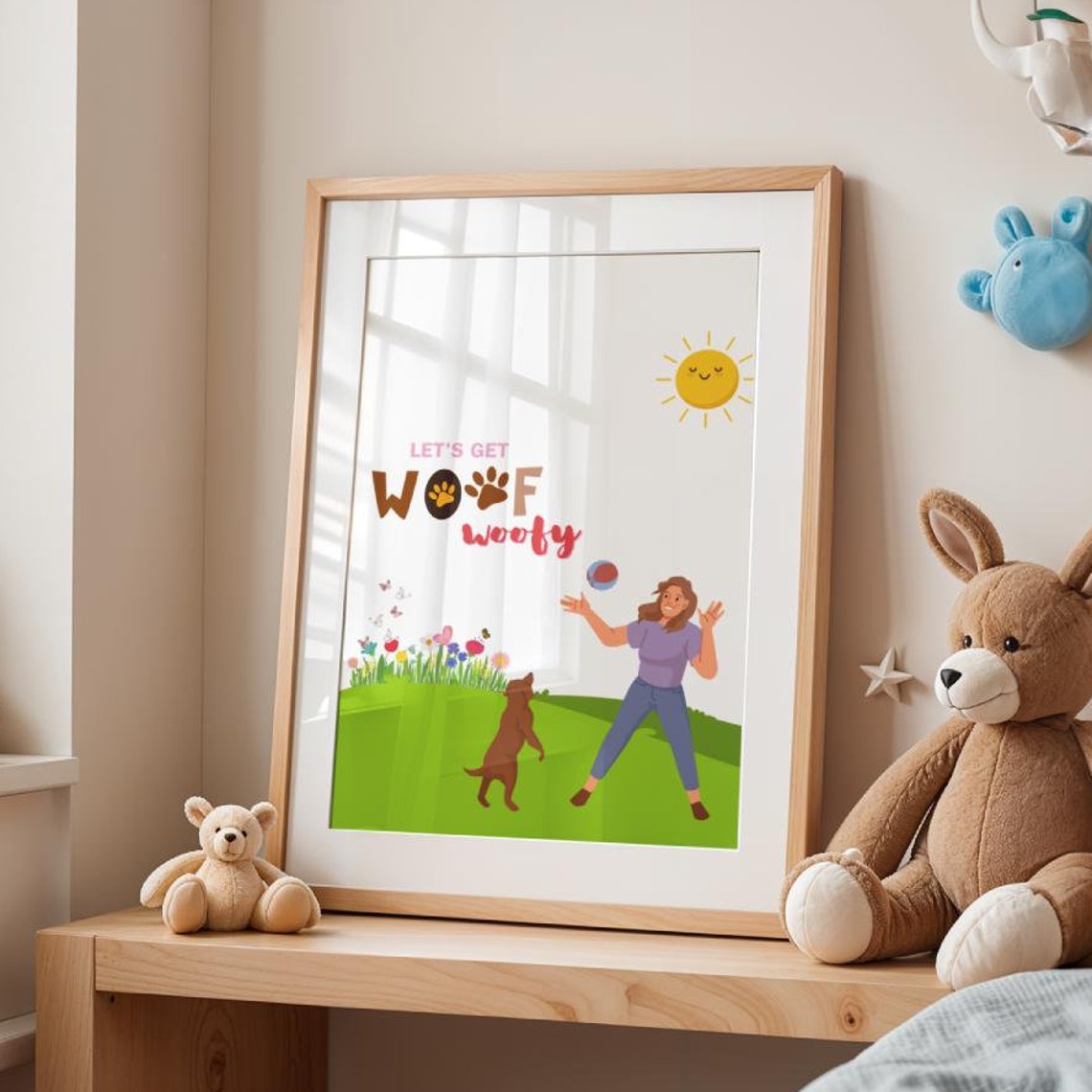 Dogs Quotes Wallpaper Loving Dog Wall Art Dogs Mom And Dad Dogs Home Decor Quotes About Dog Inspiring Word Dogs Woof Wall Art Dog Is Family - Image 8