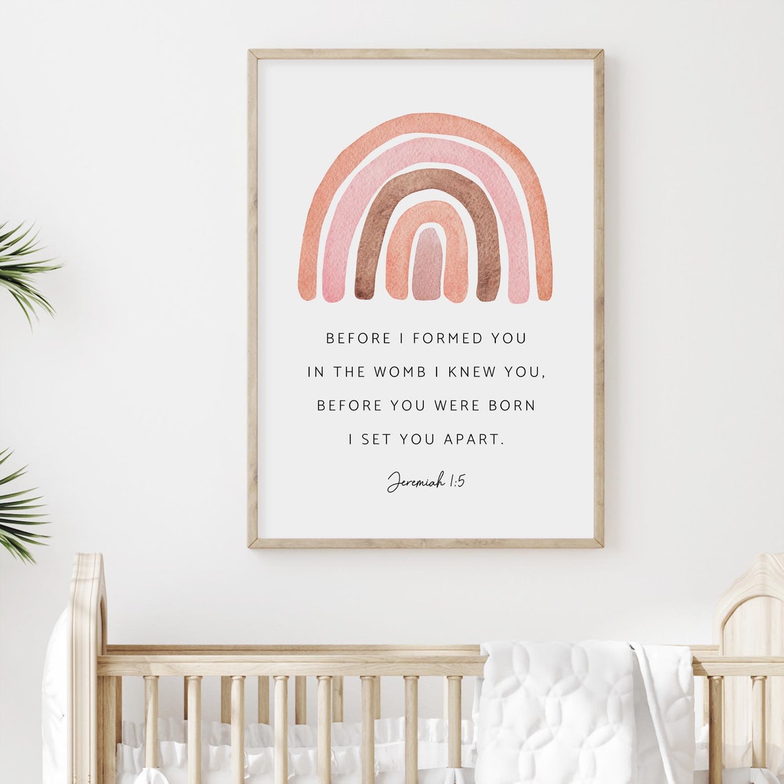 Jeremiah 15 Scripture Art Print, Nursery Decor - Image 2