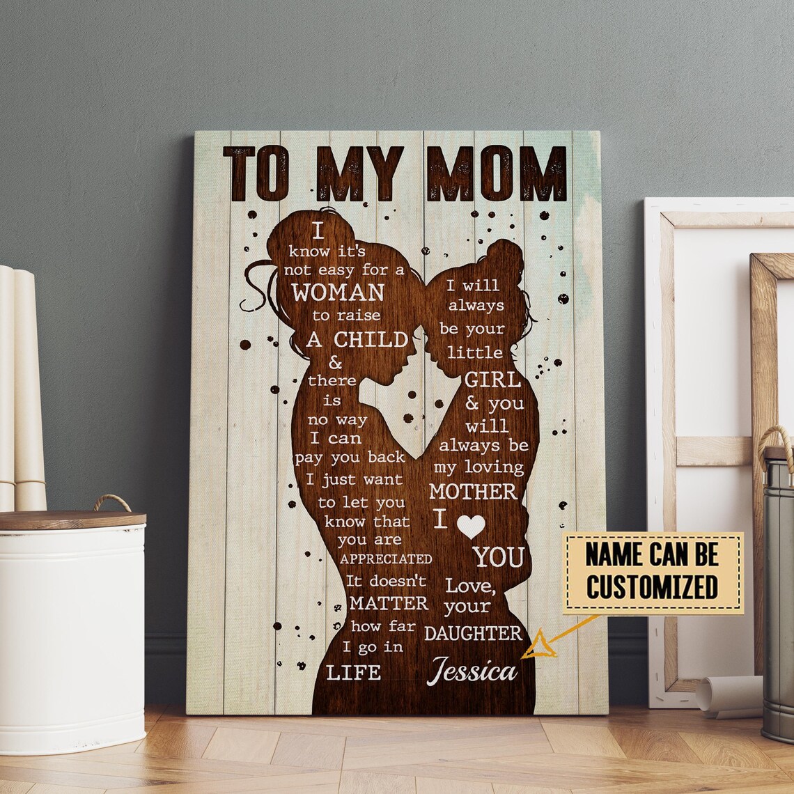 Personalized Mom Name Art Print, Birthday Gift - Image 3