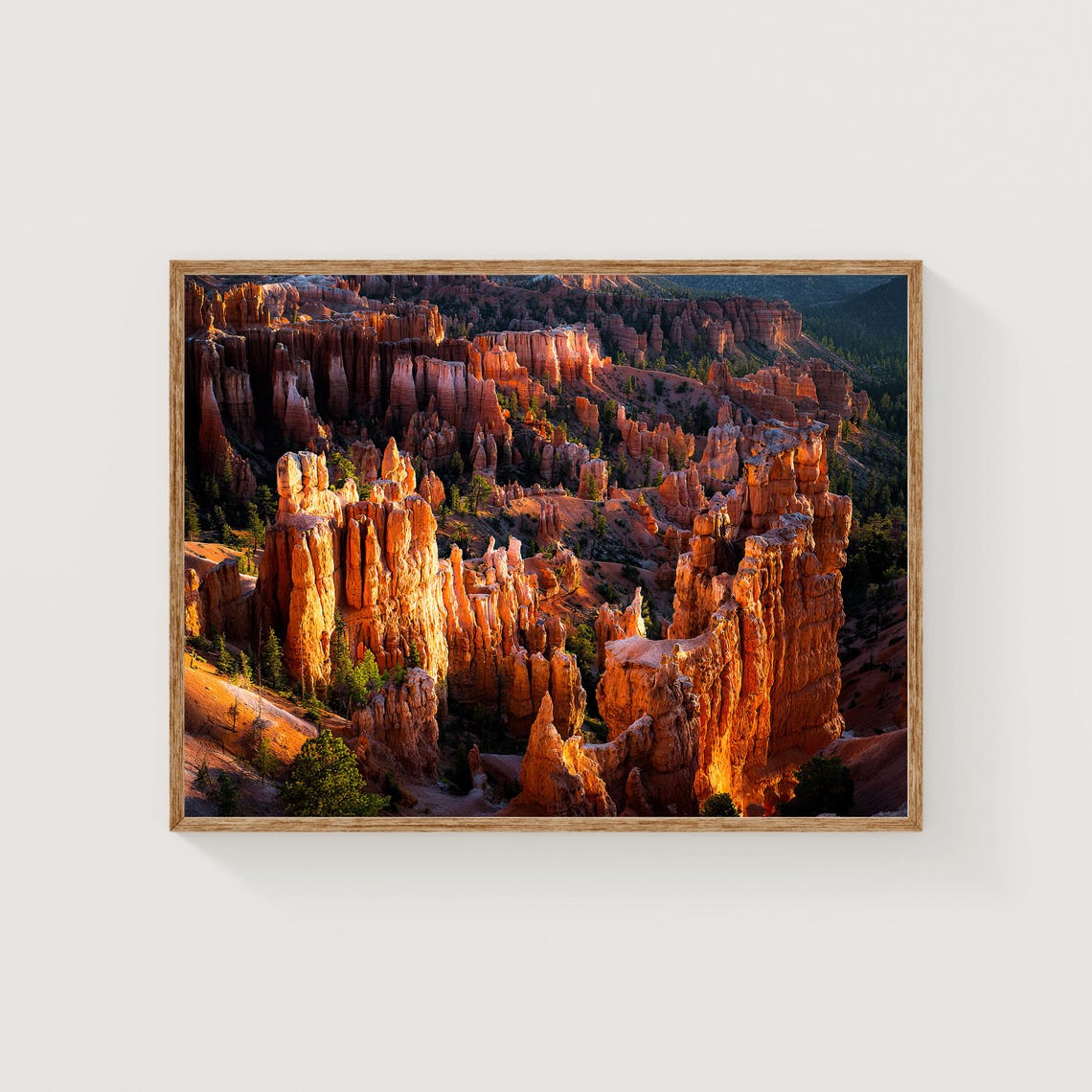 Bryce Canyon Sunrise Hoodoos Utah Landscape Photography Poster Art