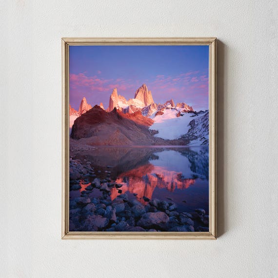 Mount Fitz Roy Sunrise Print Landscape Photography