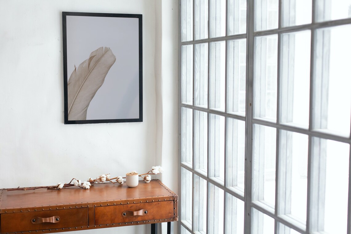 Feather Close-Up Art Print, Bird Feather - Image 2