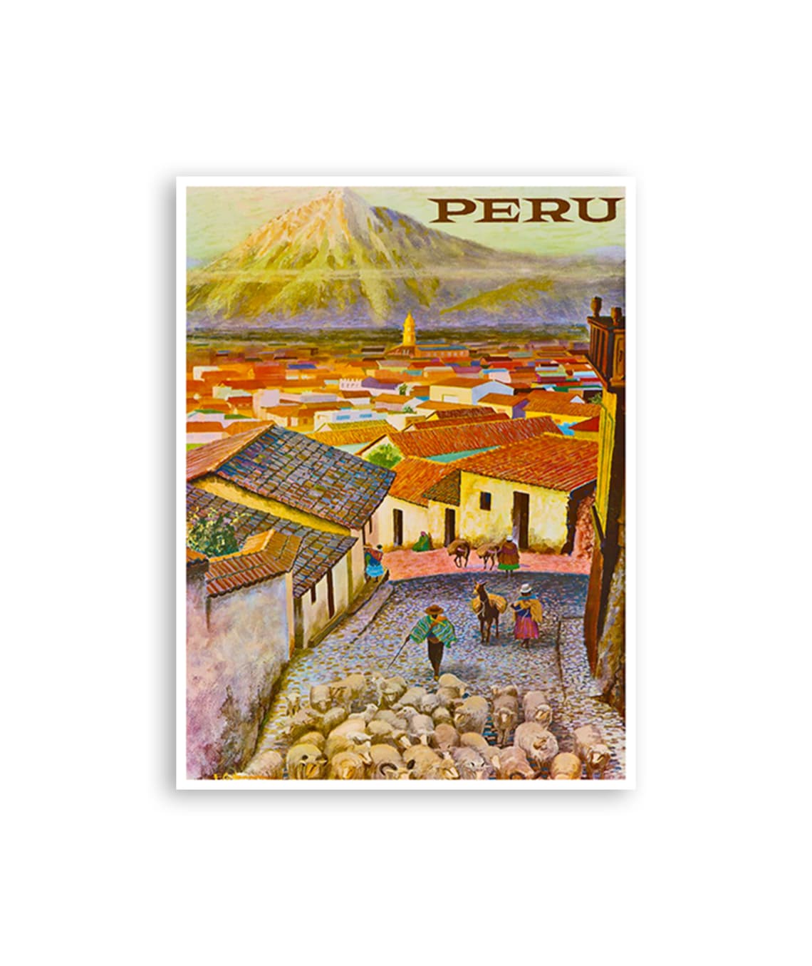 Peru Travel Poster, Vintage Advertising Art Print - Image 2