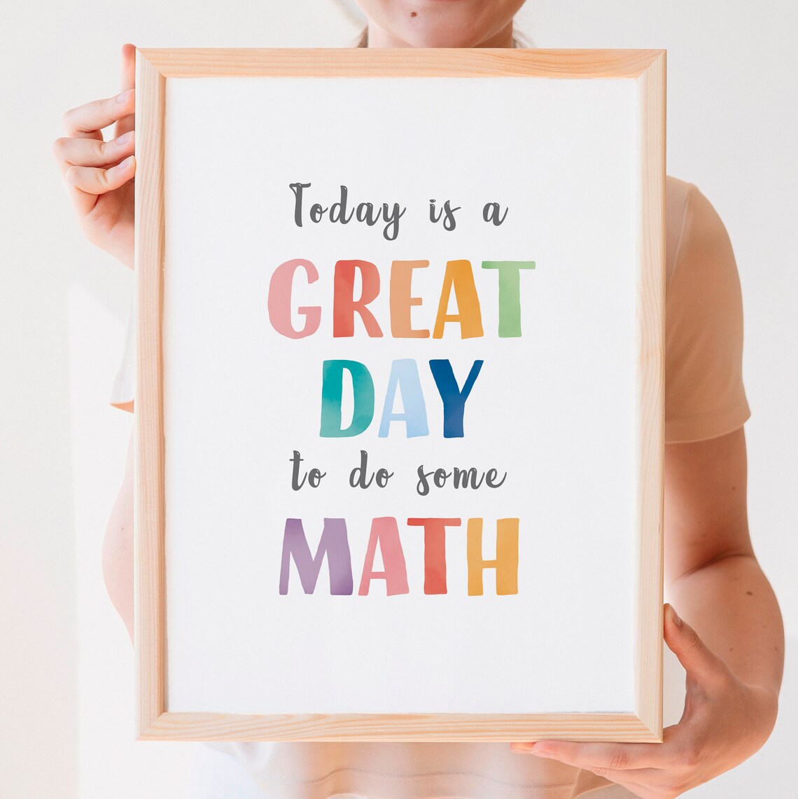 Math Learning Poster, Montessori Nursery Decor - Image 4