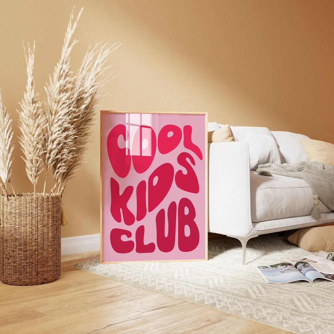 Cool Kids Club Typography Print, Teen Room Decor - Image 2