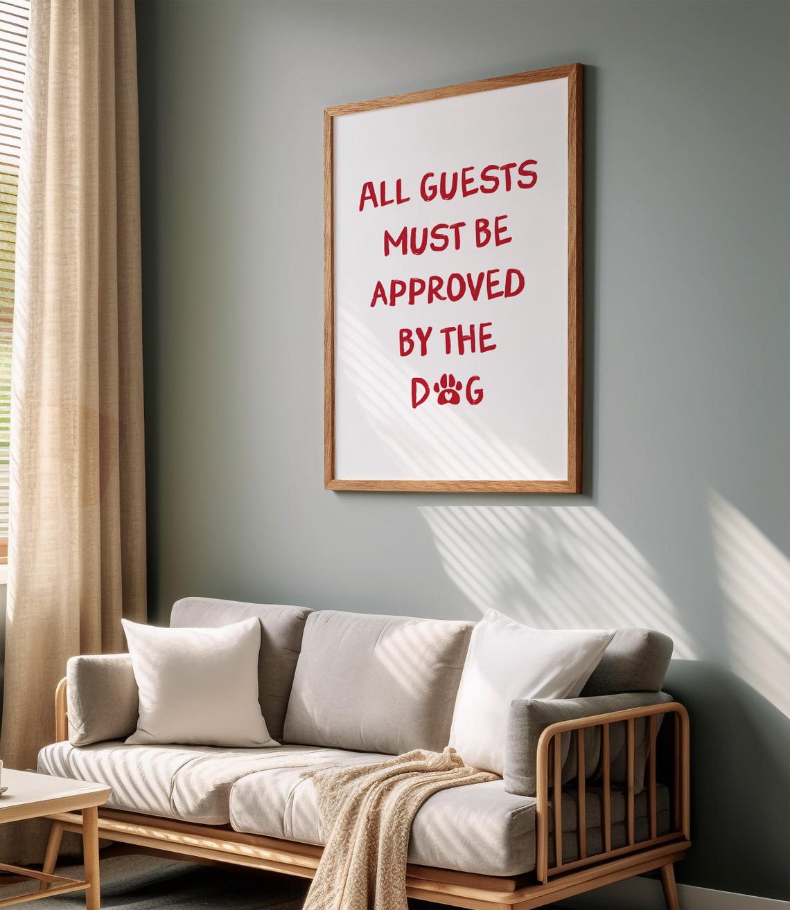 Gifts For Dog Lovers Trendy Dog Prints Funny Dog Wall Art Gifts For Dog Moms Puppy Poster Typography Art Wall Art For Dog Owners - Image 2