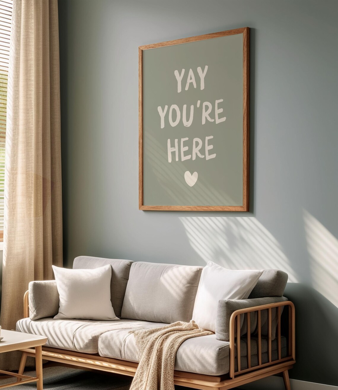 Yay You're Here Entryway Art Print, Apartment Decor - Image 3