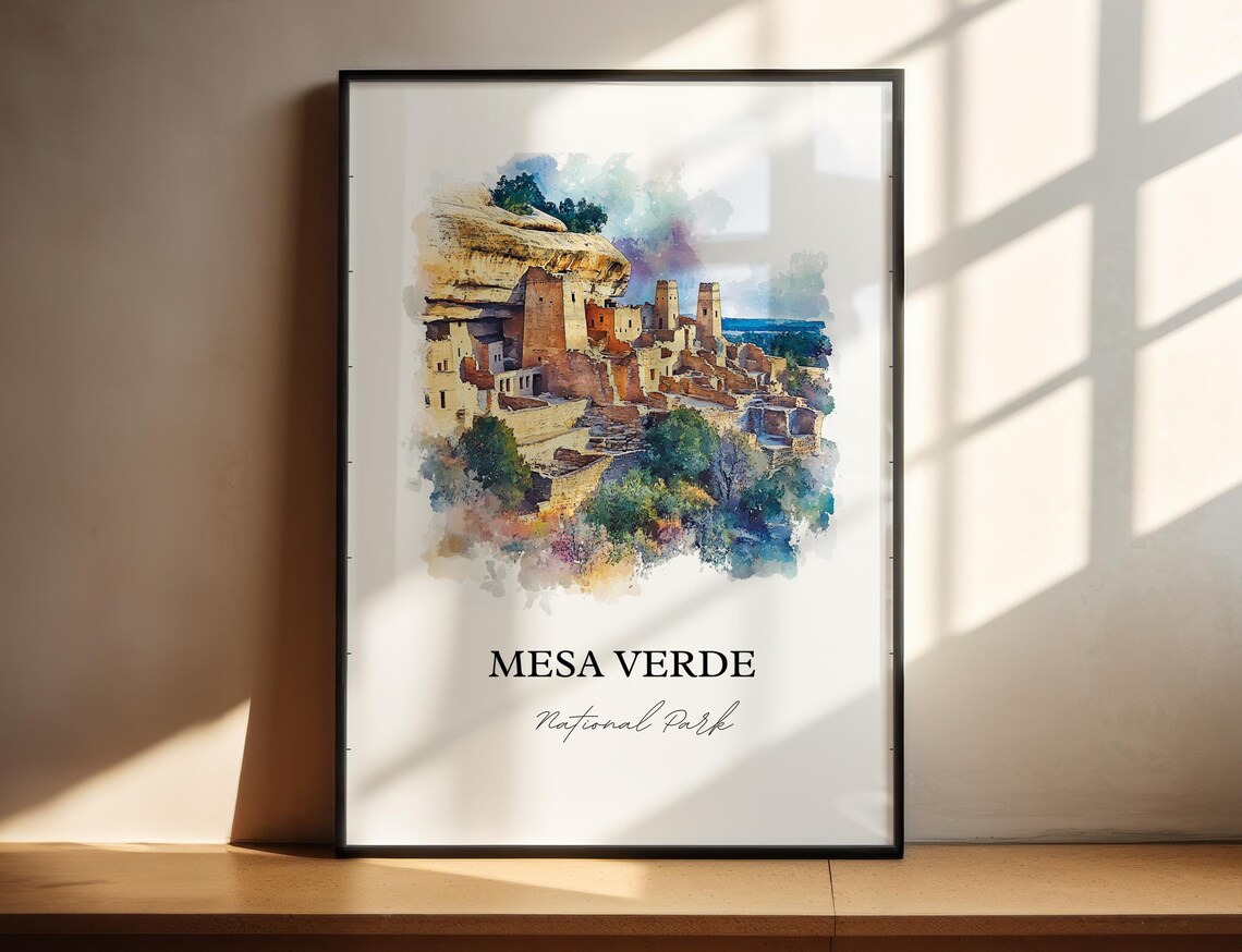 Mesa Verde National Park, Colorado Travel Poster