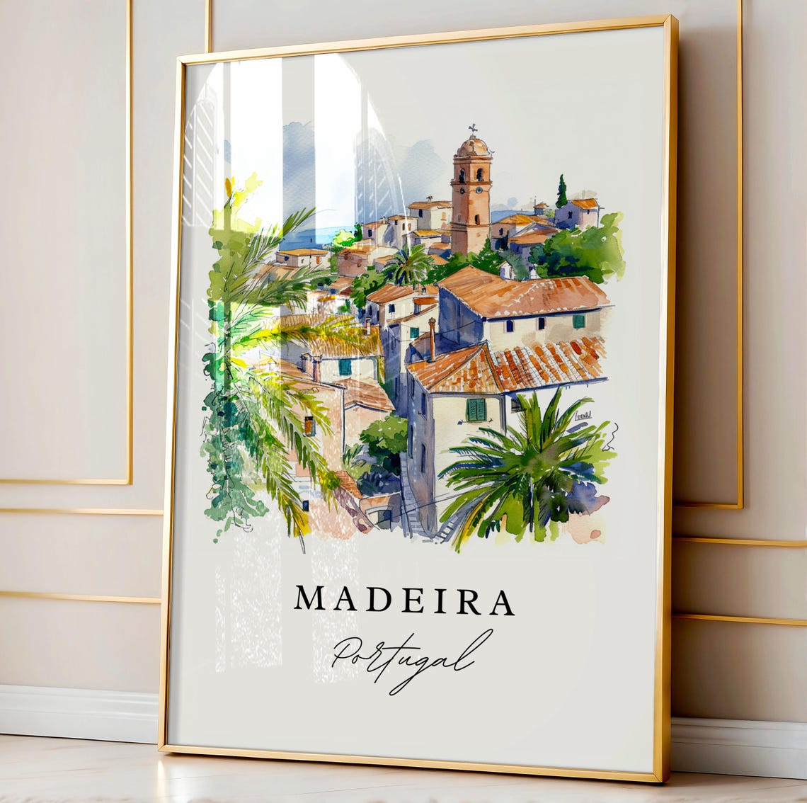 Madeira Traditional Travel Art Portugal Poster Print - Image 3
