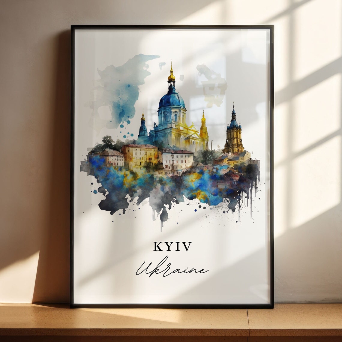 Kyiv Traditional Travel Poster, Ukraine Travel Art - Image 5