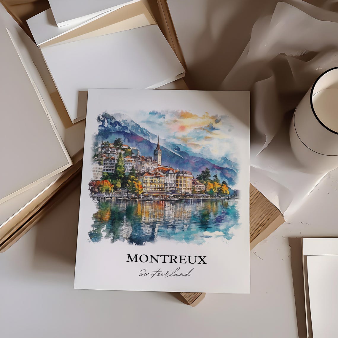 Montreux Home Decor Gift Lovers Art Print - Image 4
