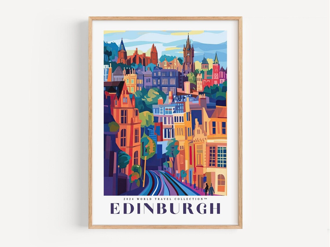 Vintage Travel Poster, Nature Lover Gift