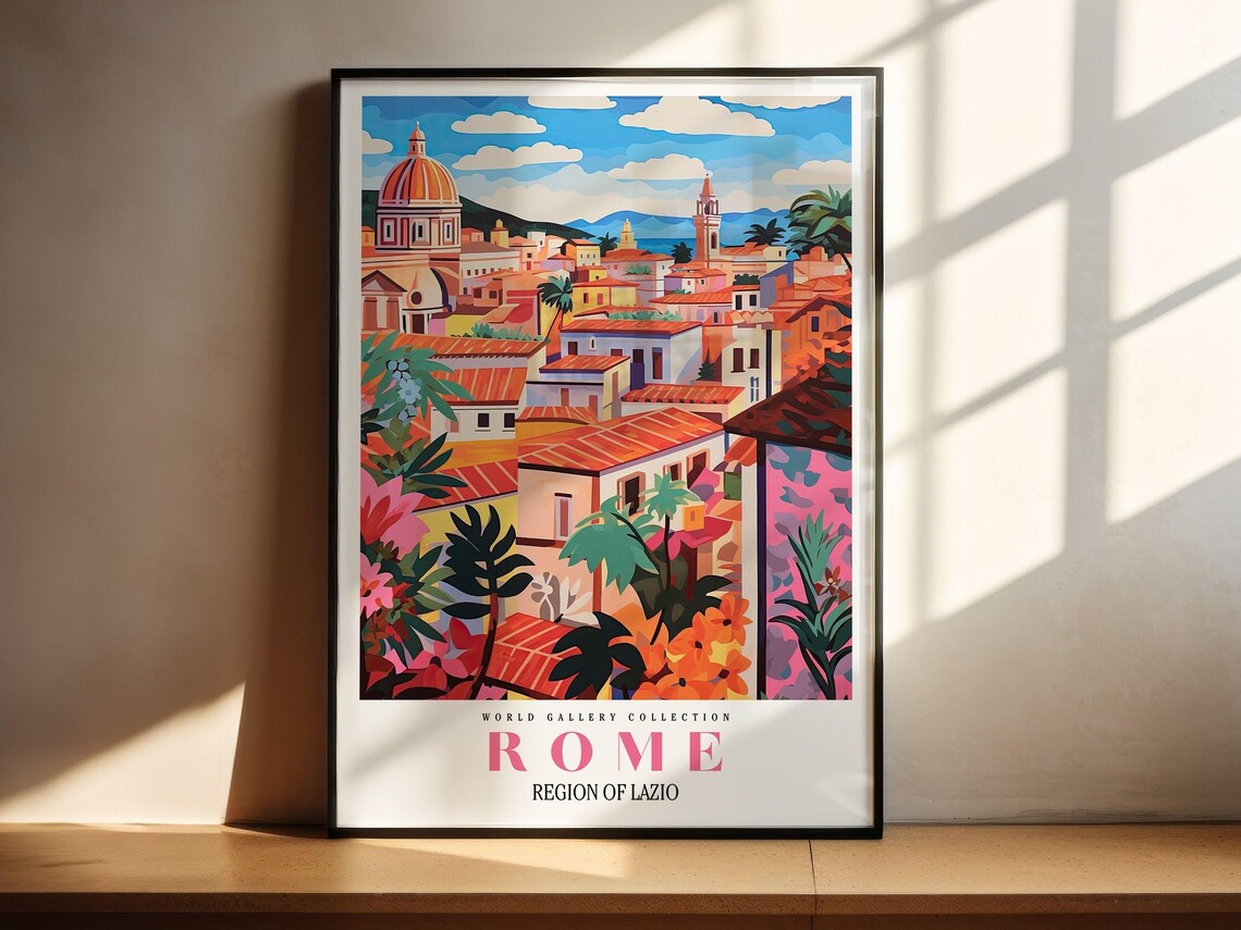 Rome Travel Poster, Italy City Art Print - Image 2