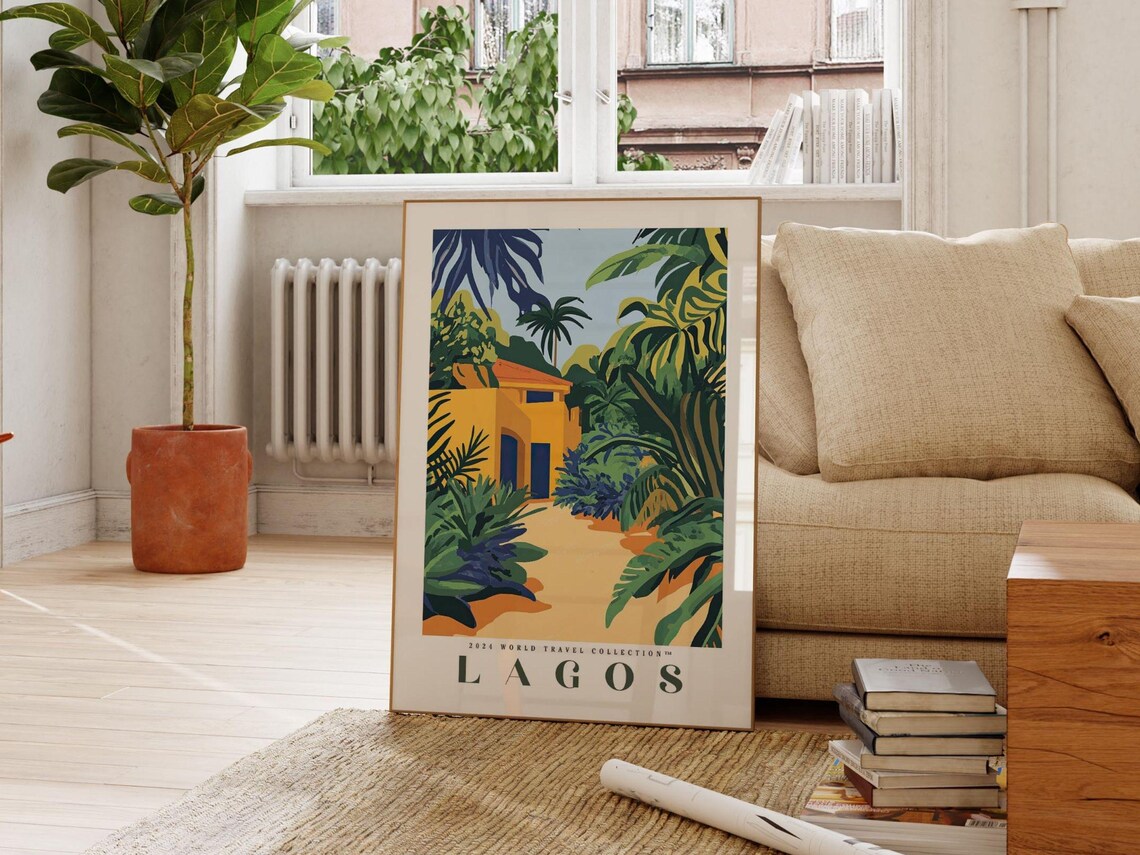 Retro Travel Poster, Vintage Nature Landscape - Image 2