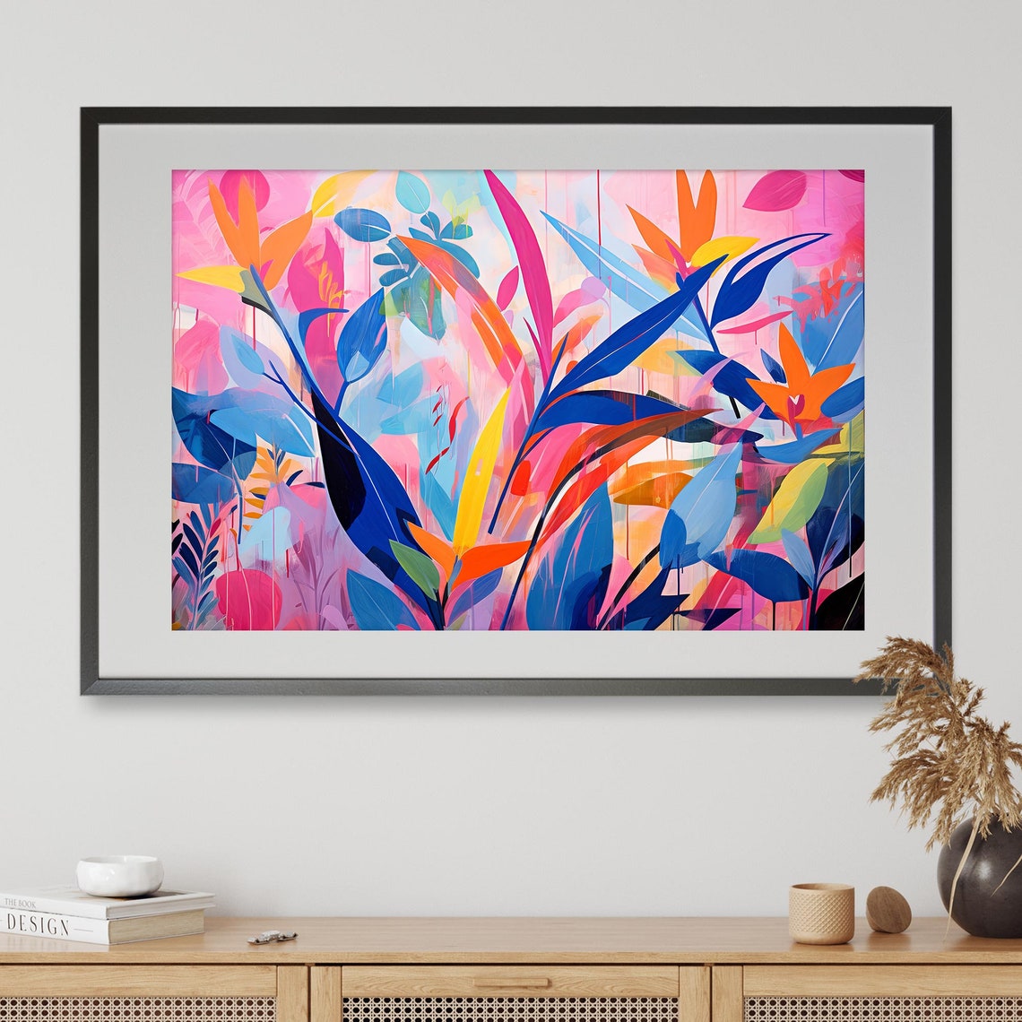 Bird Of Paradise Delight Tropical Flowers Art Print
