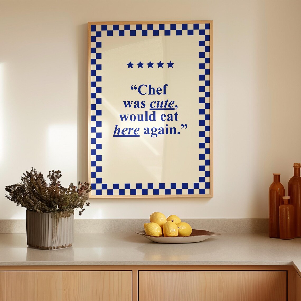 Chef Was Cute, Would Eat Here Again Poster